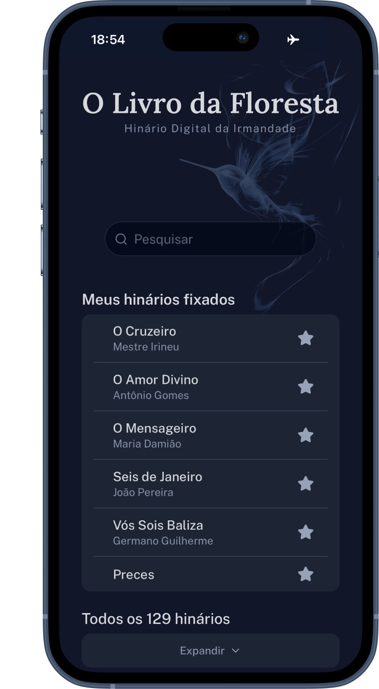 Livro da Floresta app screenshot