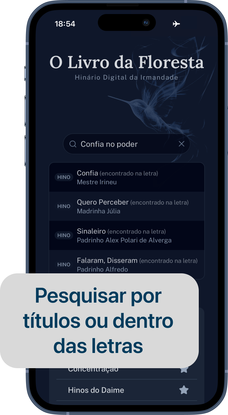 Livro da Floresta app screenshot